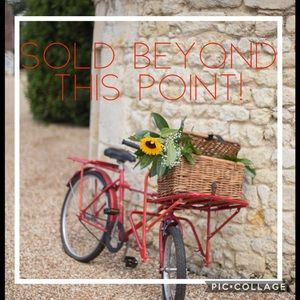 All items are sold behind this point 🕊